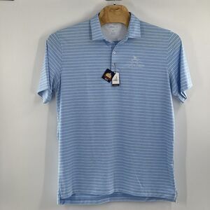Johnnie-O Newton Performance Short Sleeve Stretch Polo‎ Shirt Blue XL $98